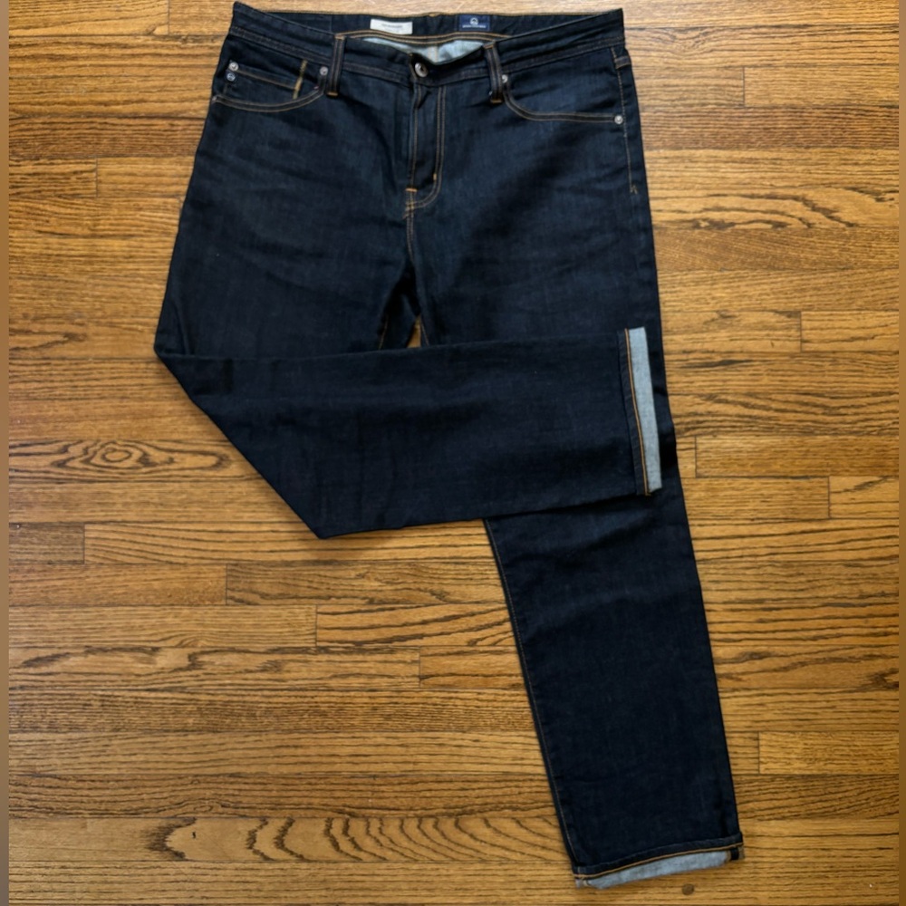 👖Men’s AG The Graduate Tailored Leg Dark Wash Jeans size 36 never altered